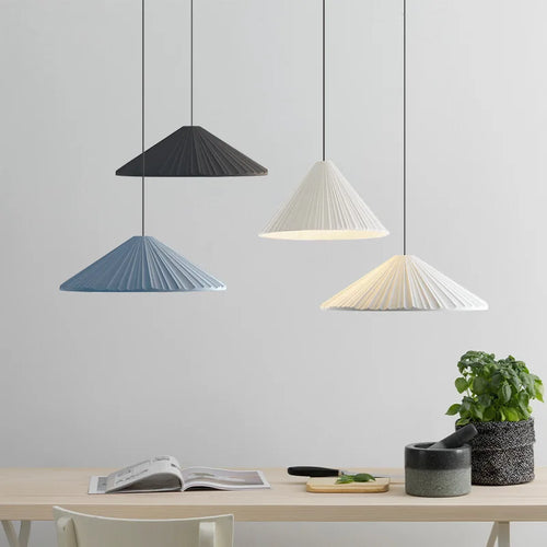 lustre led moderne en forme de chapeau pour éclairage intérieur - vue 2 sur 15