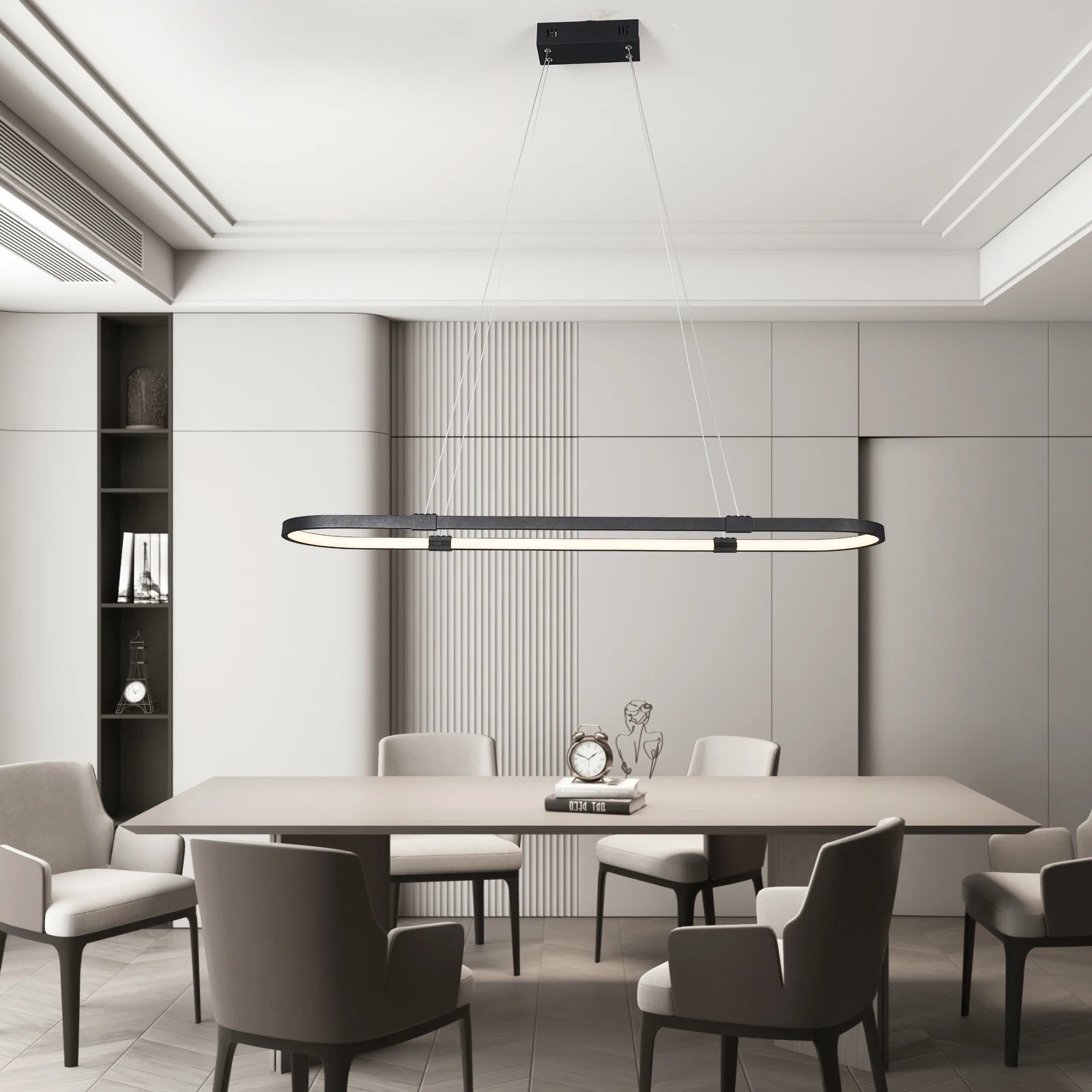 NEO Gleam minimaliste moderne lustre pour salle à manger cuisine Bar mode lustres courrier gratuit suspension LED lustre éclairage - vue 7 sur 7