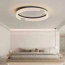 Moderner LED-Deckenleuchte Rund aus Metall und Acryl für Innenbereiche