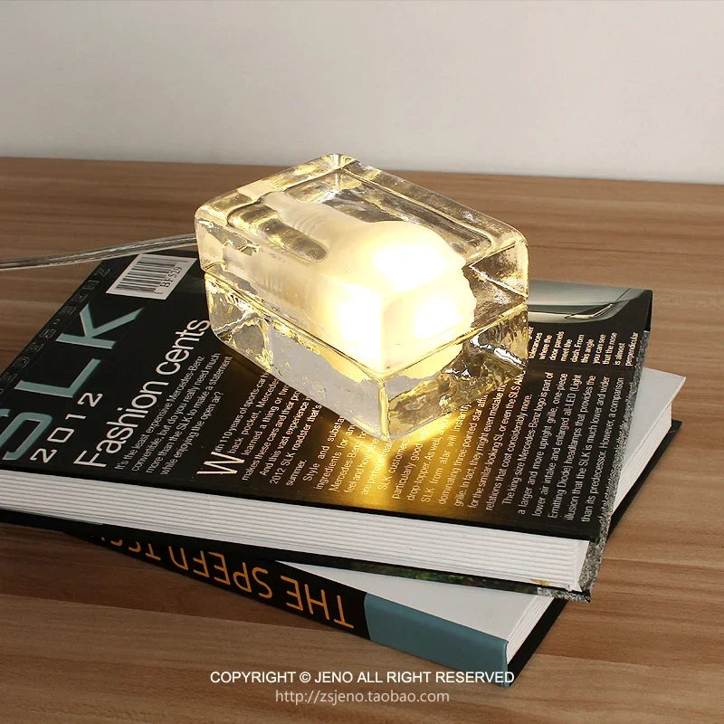 veilleuse led créative en forme de glaçon cadeau pour enfants - vue 5 sur 7