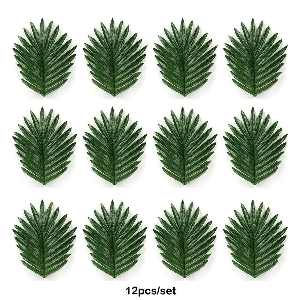 décorations de palmier tropical pour fête hawaïenne et safari - vue 15 sur 19
