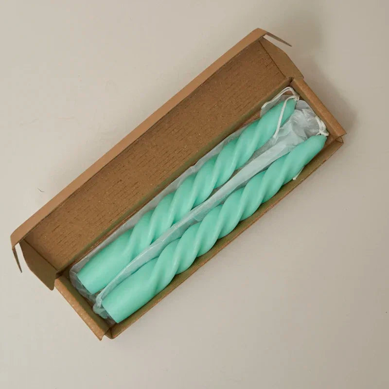 lot de 2 bougies spirales parfumées pour décoration intérieure et mariage - vue 21 sur 25