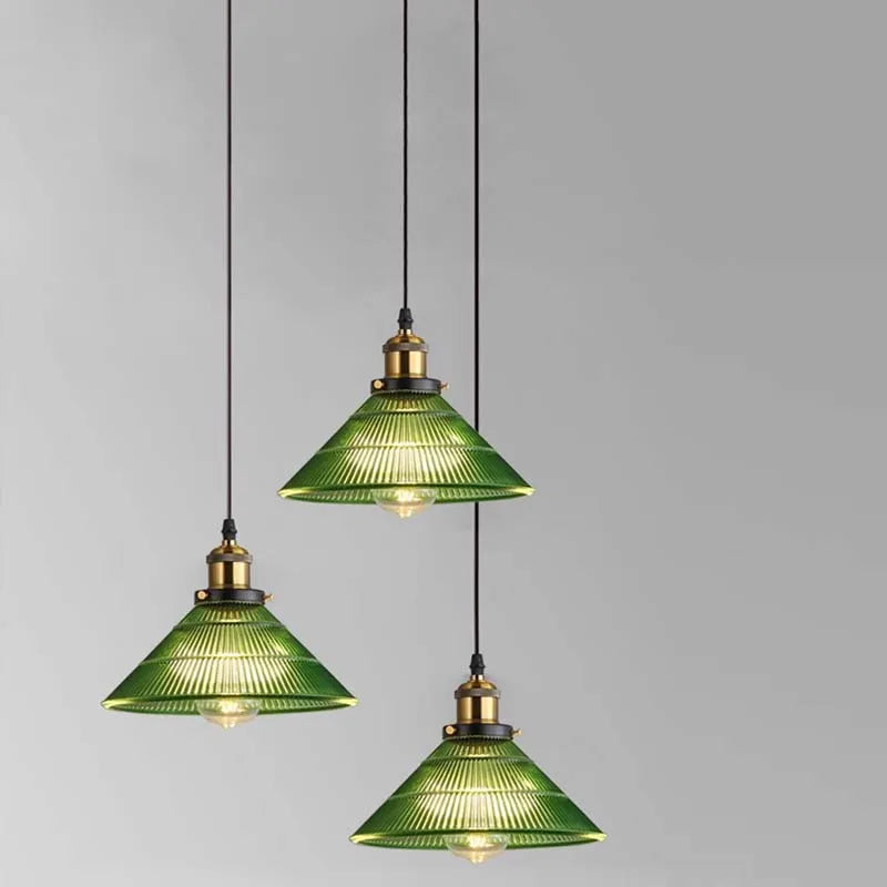 lampe suspendue en verre design nordique luminaire décoratif d'intérieur - vue 3 sur 8