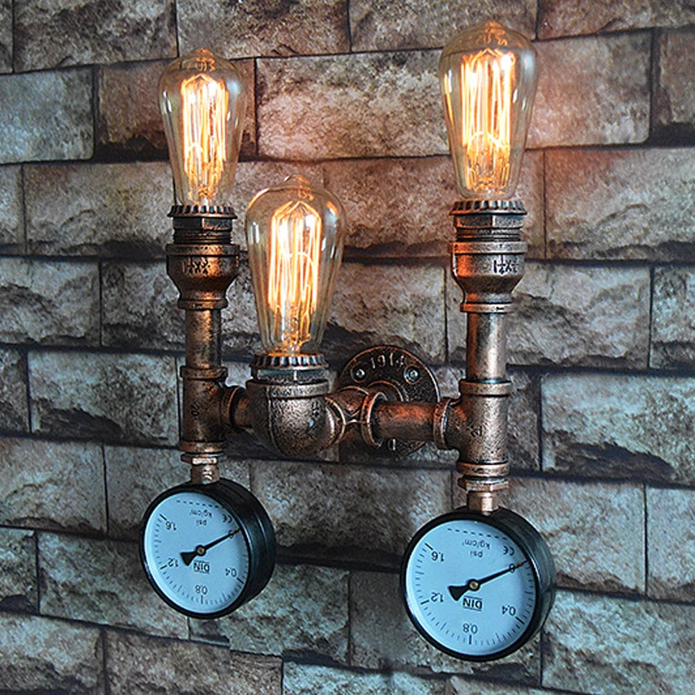 Appliques murales industrielles Vintage