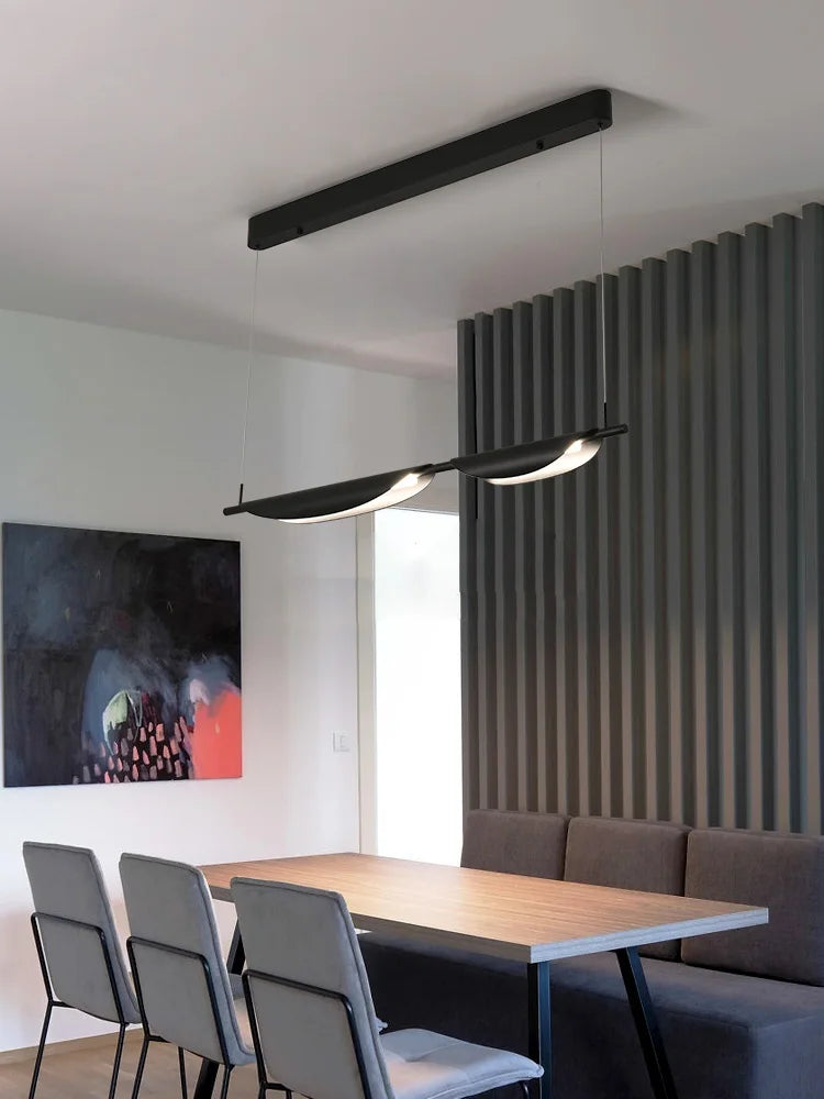 lustre moderne led éclairage suspendu pour espace contemporain - vue 3 sur 12