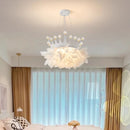 lustre romantique en cristal pour une décoration moderne