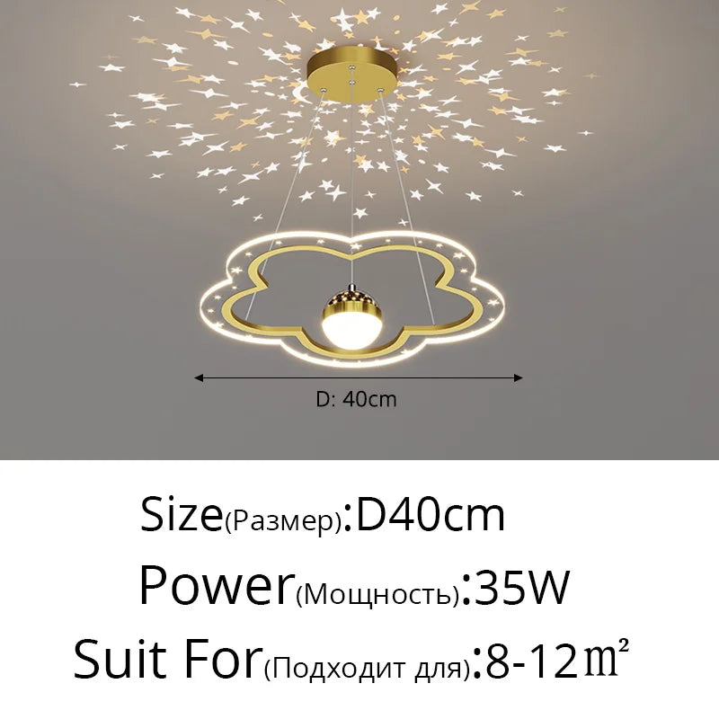 Moderner nordischer Kronleuchter im minimalistischen Design für stilvolle Innenbeleuchtung