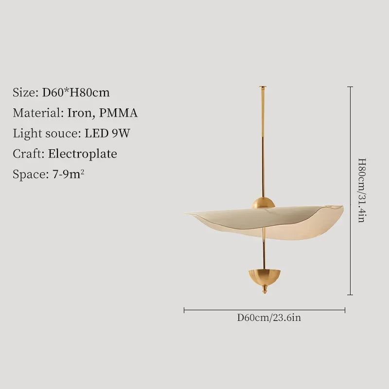 plafonnier led design lotus pour décoration moderne intérieure