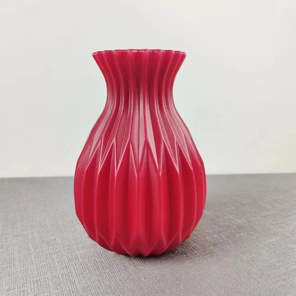 pot à fleurs moderne en plastique pour décoration nordique - vue 7 sur 9