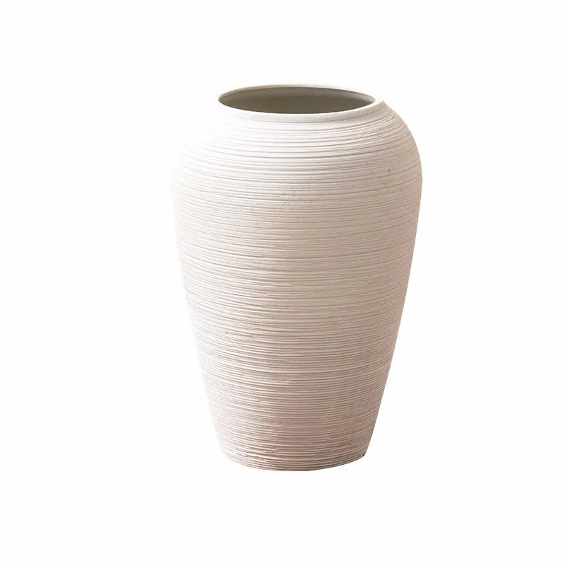 Jingdezhen-Minimalist Countertop Combination Set, Creative Japanese Dried Flowers, Hydroponic Vase, Home Ornament, Solid Color - vue 5 sur 8