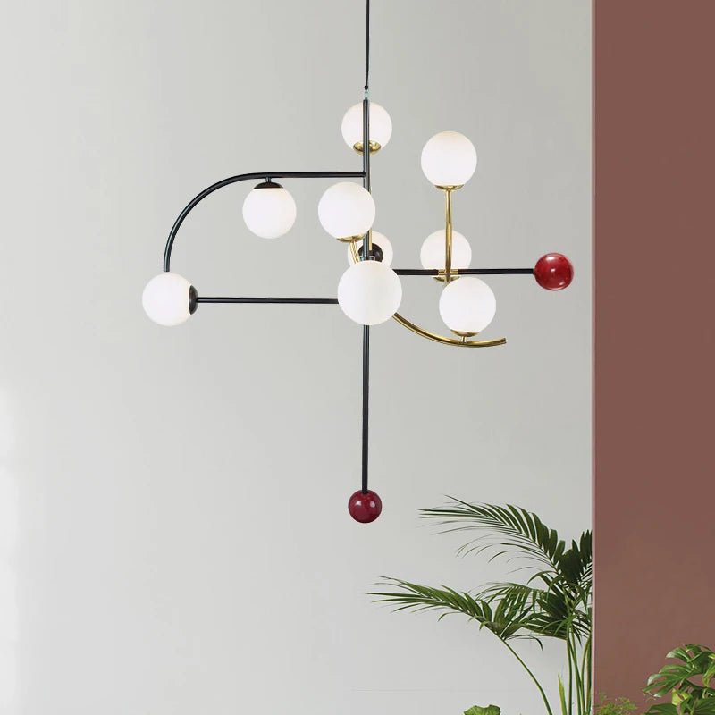 lustre postmoderne personnalisé pour décoration moderne intérieure - vue 3 sur 10