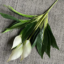 plantes artificielles tropicales monstera anthurium pour décoration intérieure