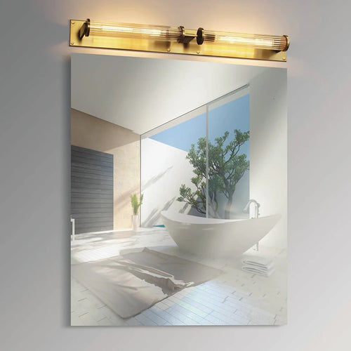 applique murale led minimaliste de luxe post-moderne en cuivre