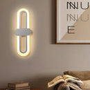 lampe ovale en acrylique led pour décoration de fond