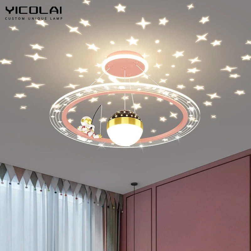 lustre nordique moderne led pour décoration créative de maison