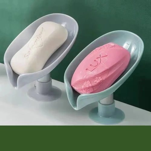 porte-ventouse créatif en forme de feuille pour rangement de savon - vue 5 sur 8