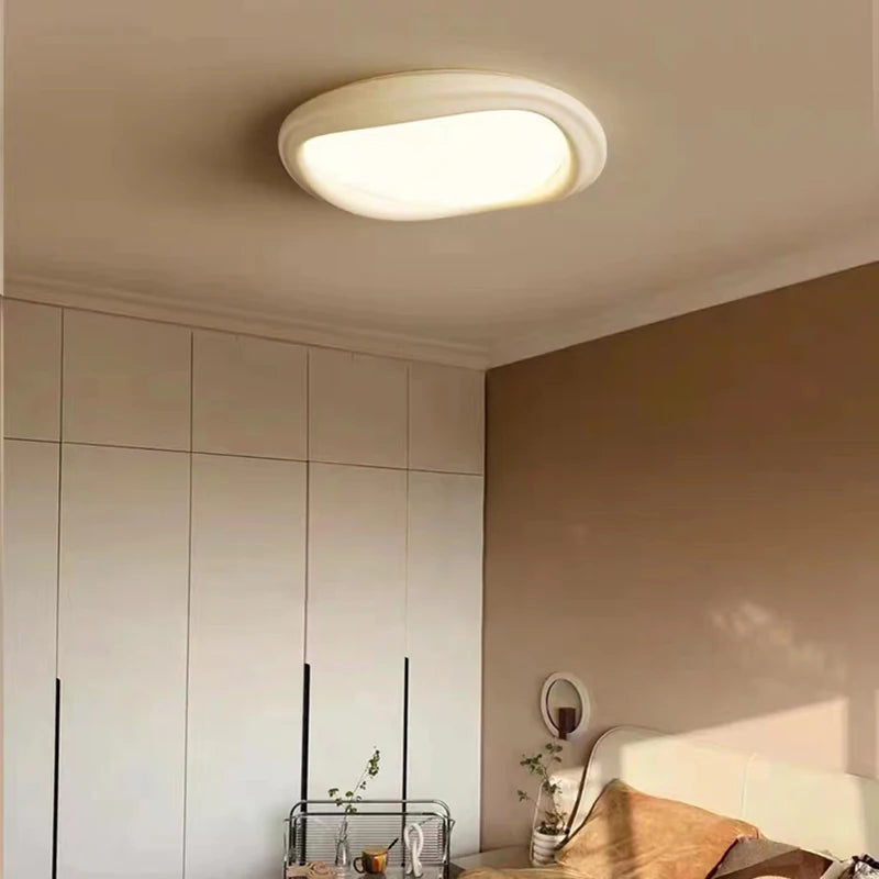 Plafonnier rond led moderne avec télécommande pour décoration intérieure - vue 4 sur 16