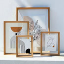 Classic Solid Wood Double-Sided Transparent Acrylic Photo Frame, Framing Photos, Specimens, Certificates, Paintings, Posters