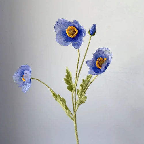 bouquet de fleurs artificielles pavot pour décoration maison jardin fête