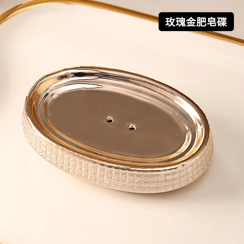 ensemble d'accessoires en céramique pour salle de bain hôtels - vue 10 sur 11