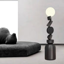 lampadaire design rond en verre pour décoration moderne