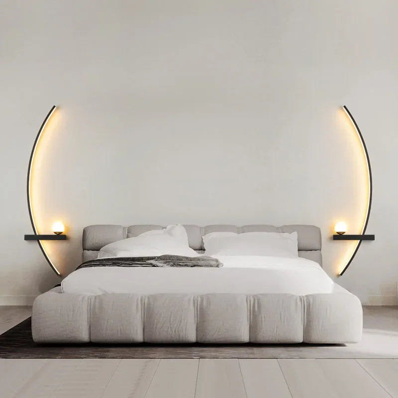 Applique murale LED nordique à rayures - vue 5 sur 18