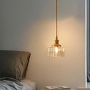 Retro-Pendelleuchte aus Glas mit kreativer LED-Beleuchtung für Vintage-Look