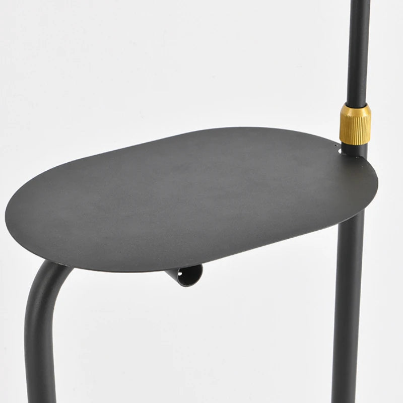 lampadaire minimaliste multifonctionnel avec interrupteur à pied - vue 6 sur 7
