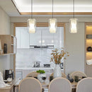 LED-Deckenleuchte aus Glas im nordischen Design – dekorative Innenleuchte