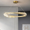 lustre doré de luxe pour salon décor chambre en cristal éclairage en verre argenté