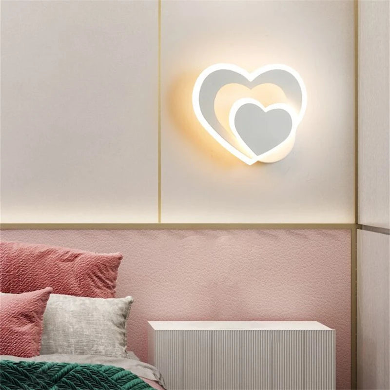 Applique LED en forme de coeur - vue 6 sur 12