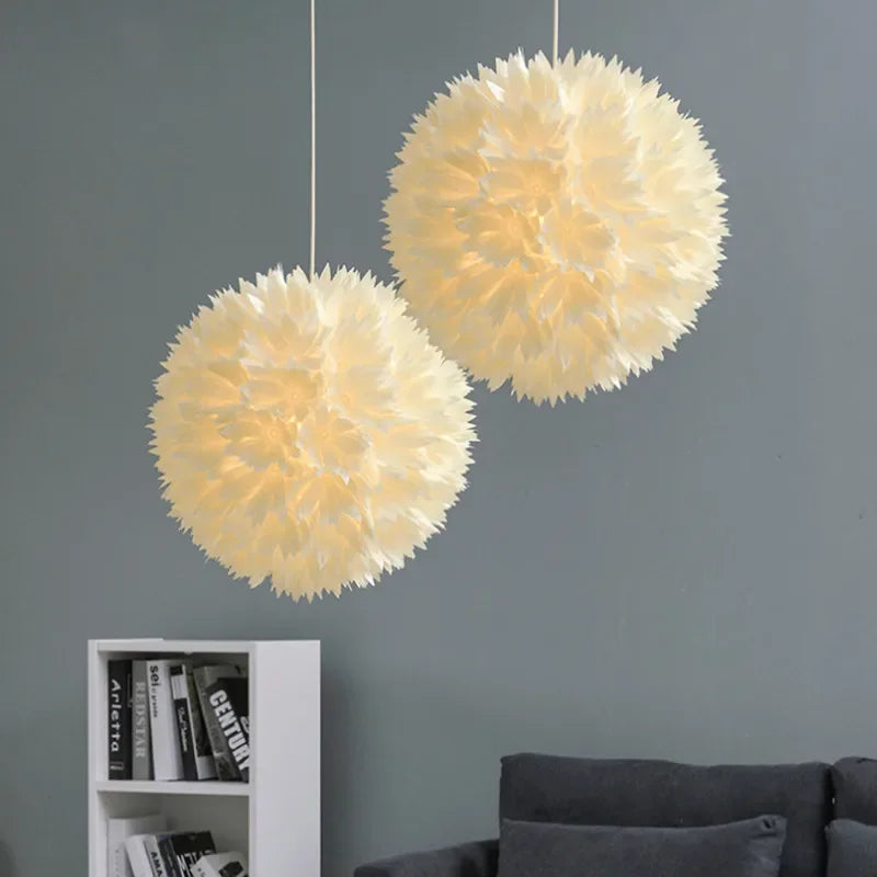 Moderne Pendelleuchte mit romantischem Blumendesign für ein elegantes Interieur - vue 3 sur 5