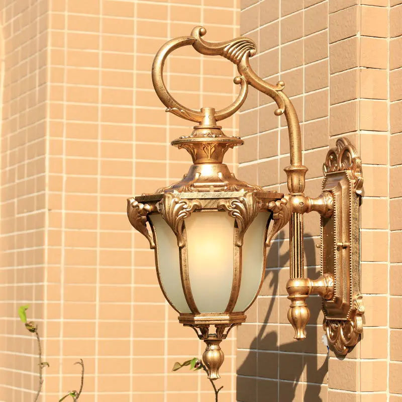 Applique rétro extérieur étanche lampe de balcon décoration allée lampe de jardin applique extérieure LED