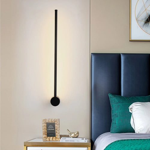Minimalistische LED-Wandleuchte Lange Ausführung Zur Dekoration Und Innenbeleuchtung - vue 4 sur 7