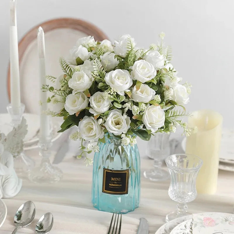 bouquet de pivoines artificielles pour mariage et décoration intérieure - vue 4 sur 15