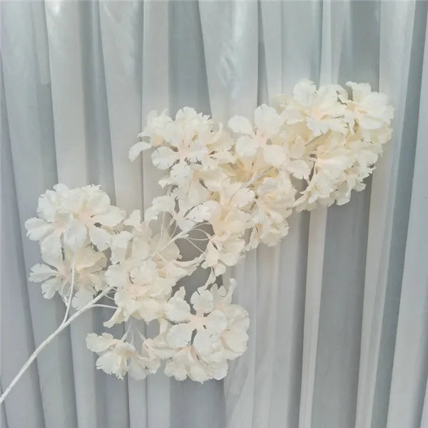 fleurs artificielles hortensia gypsophile pour décoration mariage - vue 14 sur 15