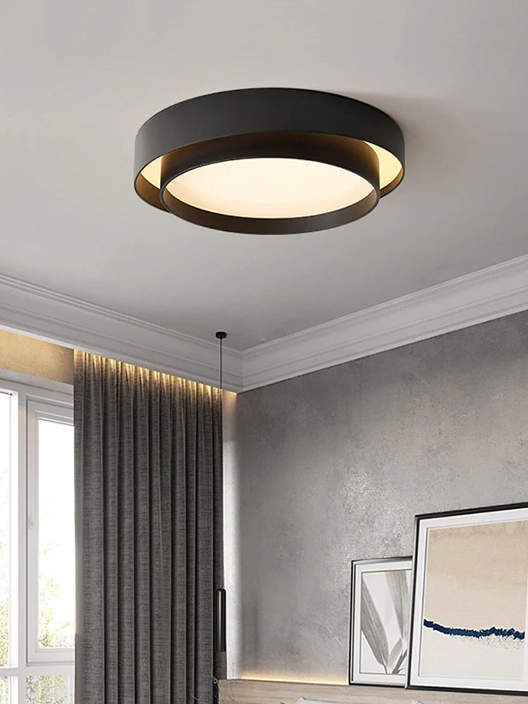 plafonnier rond moderne led design pour divers espaces