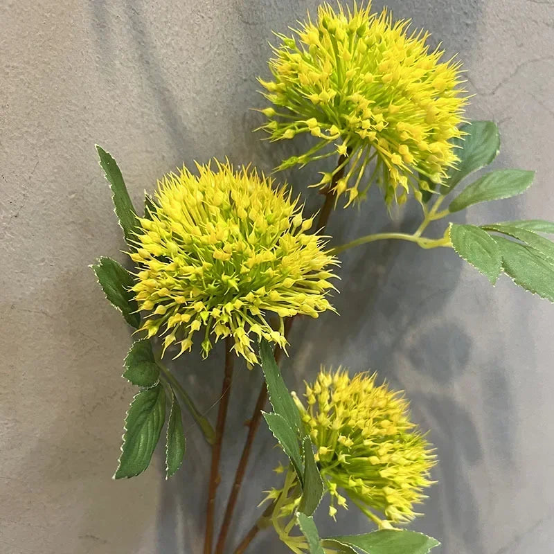 lot de 6 boules d'oignons artificiels pour décoration de jardin - vue 8 sur 10