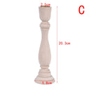 Candlesticks Holderng Decorations, Retro Wood Classic  Weddi candle holders   Holders home decor