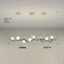 suspension design led art déco en or chromé pour intérieur élégant