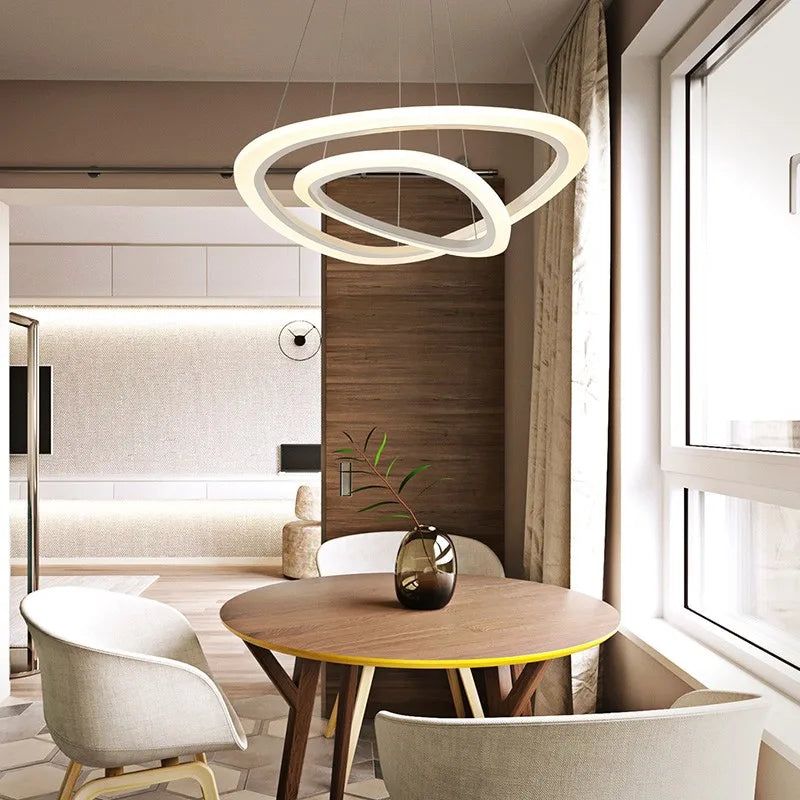 Moderne LED-Pendelleuchte für elegante Inneneinrichtung - vue 3 sur 11