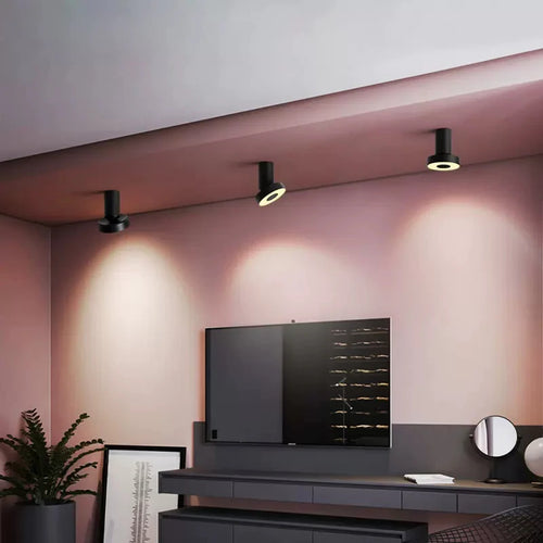 Moderner LED-Deckenstrahler für verschiedene Räume - vue 3 sur 8