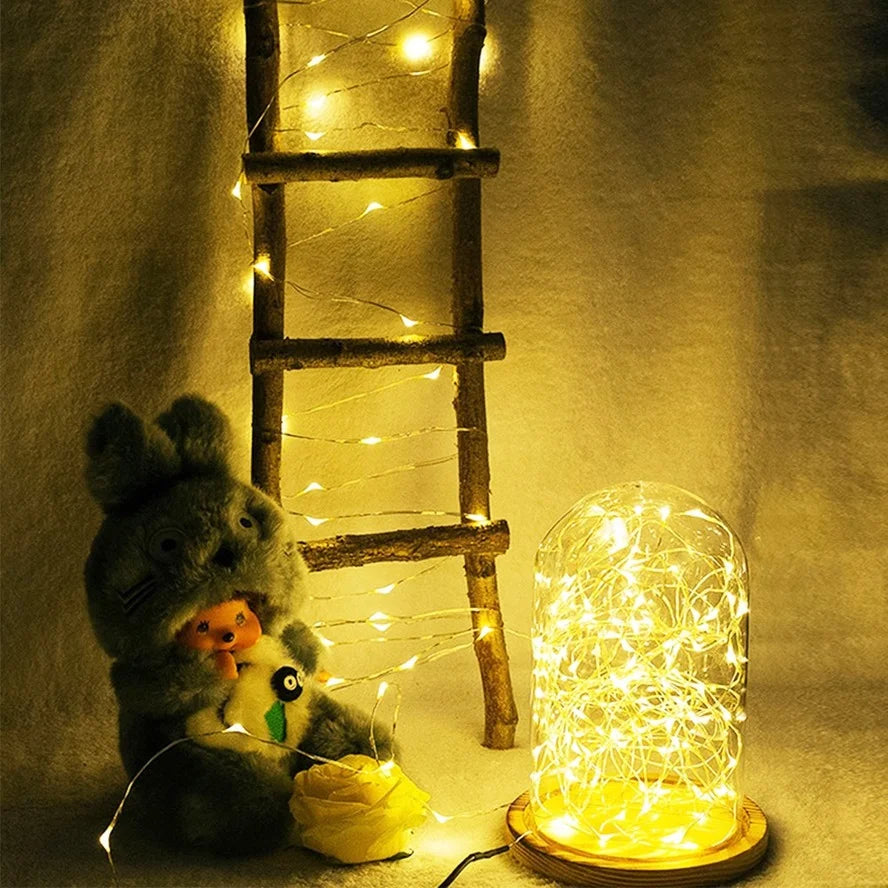 lot de 6 guirlandes lumineuses à led pour fêtes et Noël - vue 4 sur 6