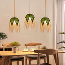 lustre nordique en tissu abat-jour design pour éclairage intérieur