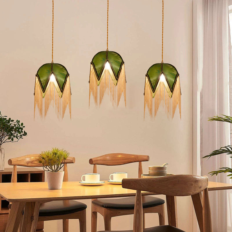 lustre nordique en tissu abat-jour design pour éclairage intérieur
