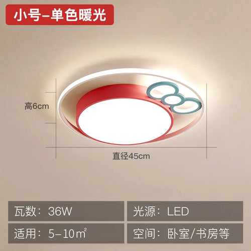 plafonnier led rond pour enfants protection des yeux éclairage doux