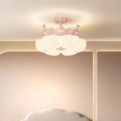 Romantische Deckenleuchte in Wolkenform für das Kinderzimmer - vue 5 sur 12