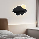 Moderne LED-Wandleuchte Mond minimalistisch mit USB-Ladegerät