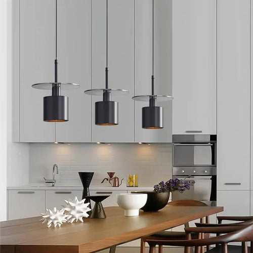 LED-Pendelleuchte aus Messing mit verstellbarem Kabel für Bar - vue 3 sur 6