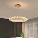 Moderner Kristall-Kronleuchter für elegantes Interieur